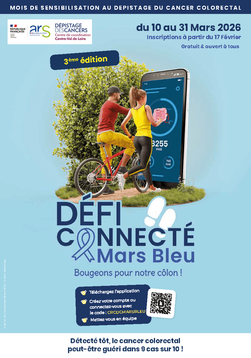 Affiche défi connecté 2026_CRCDC-CVL MARS BLEU